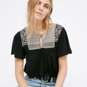 Free People "Smock It To Me" Tee